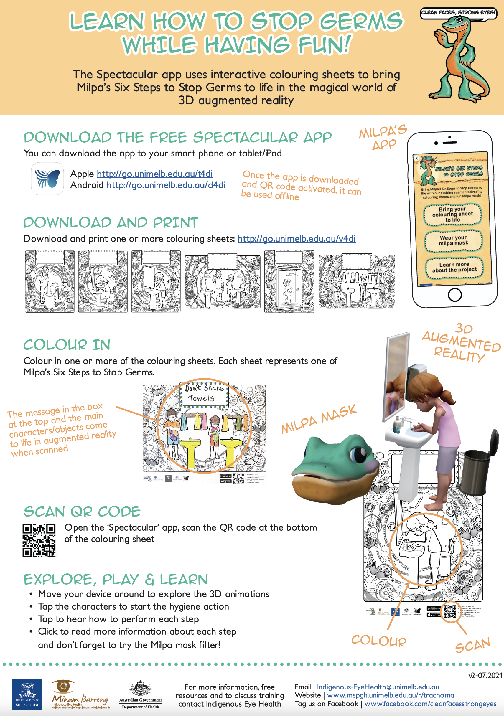 App instruction sheet