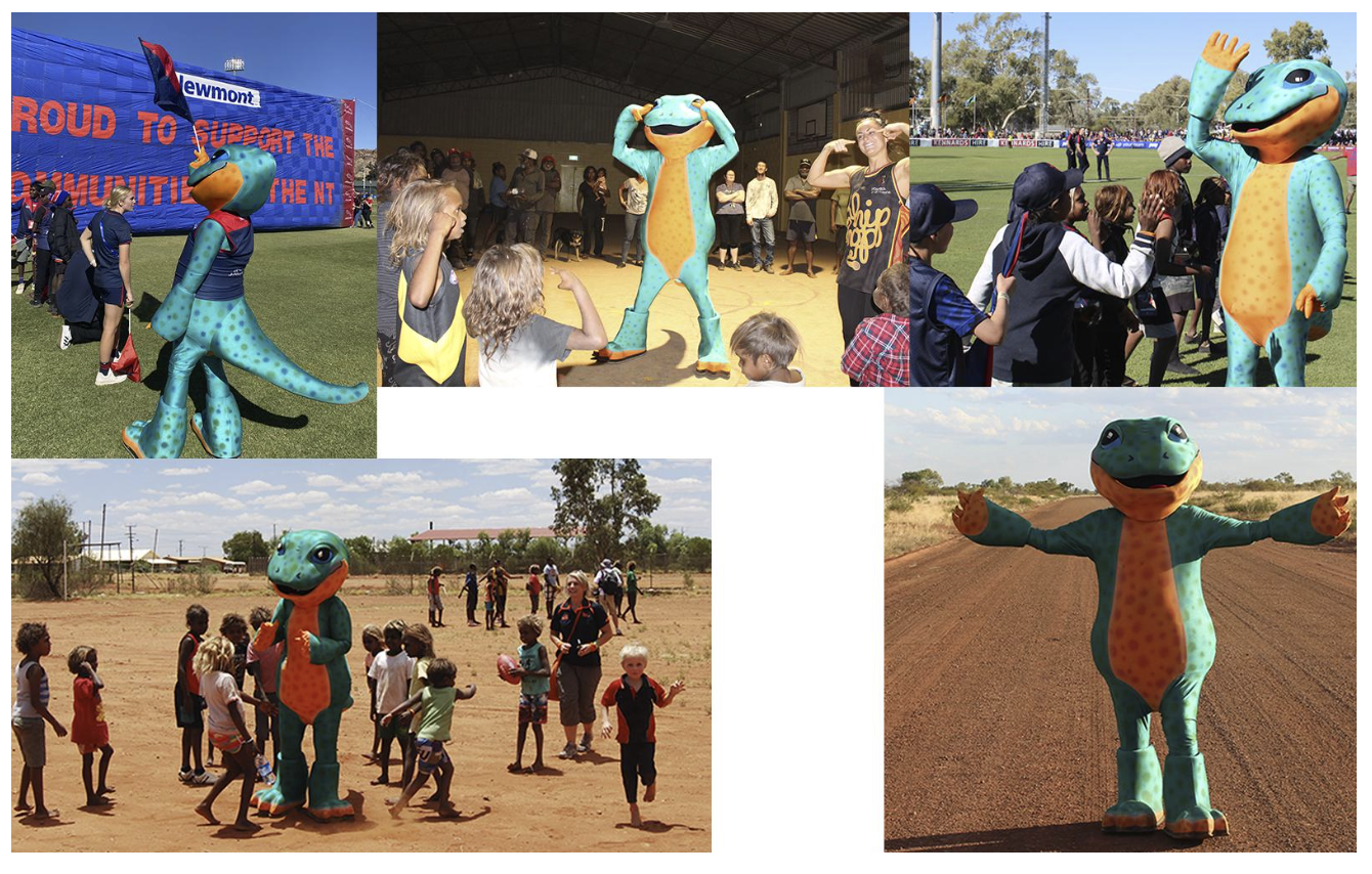 Milpa the Trachoma Goanna Character Costume