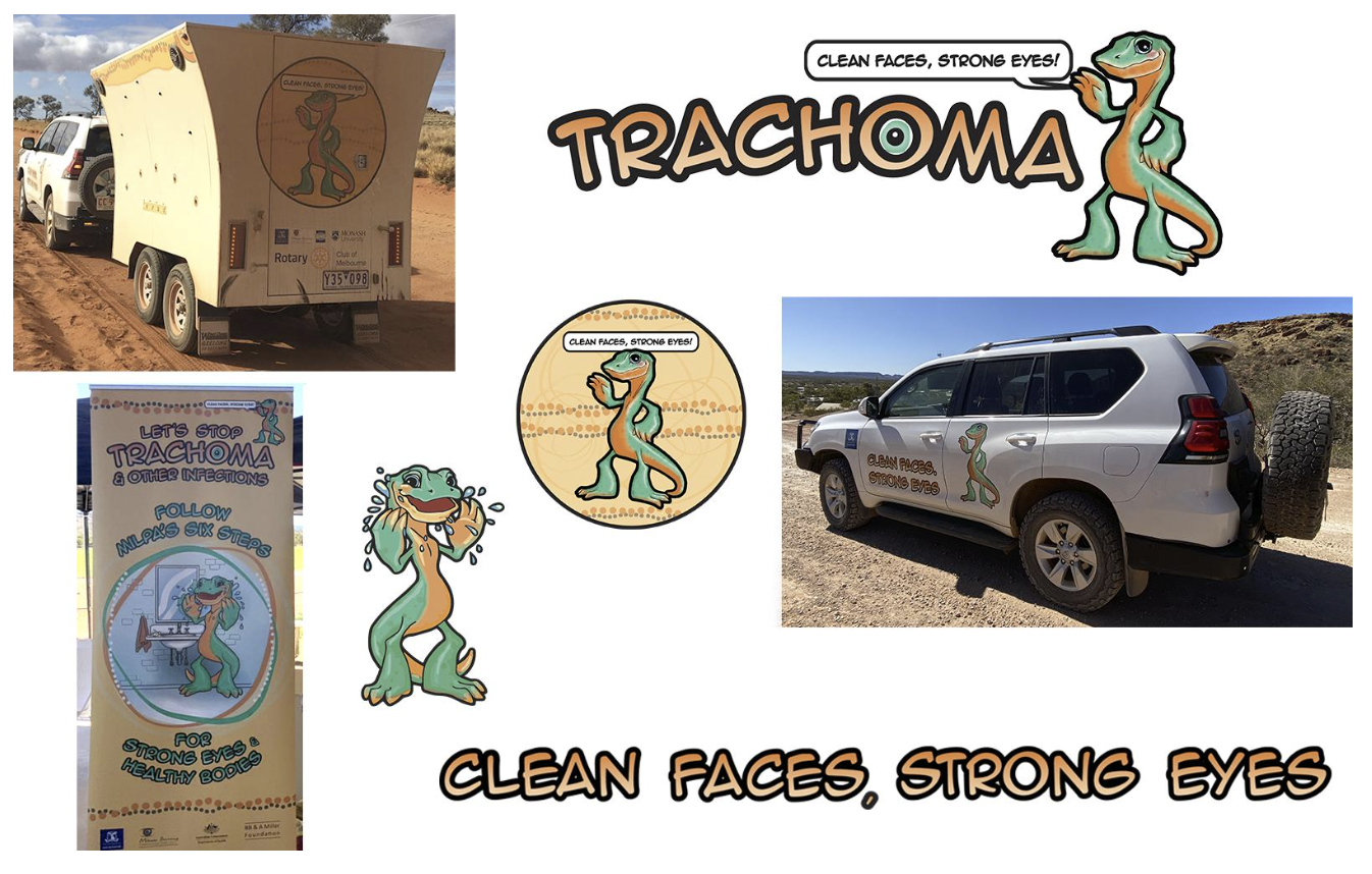 Branding (Milpa logo, Trachoma branding, Key messages)